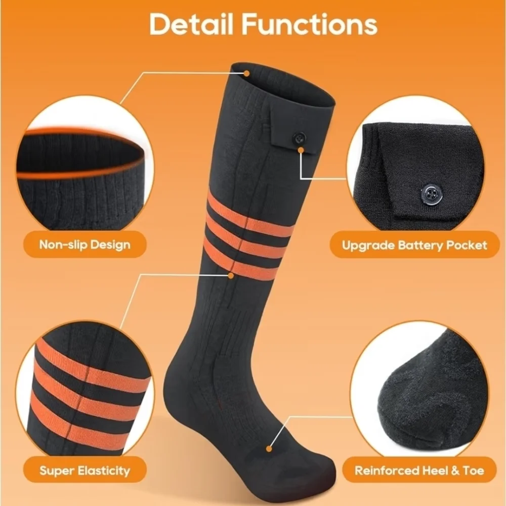 Heated socks with app control